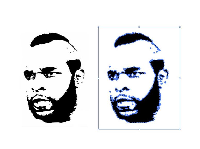 Mr T laser cutting from photoshop 008
